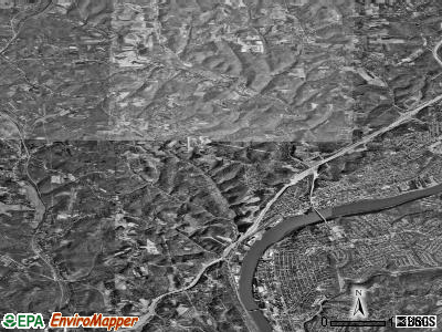 Zip code 15084 satellite photo by USGS