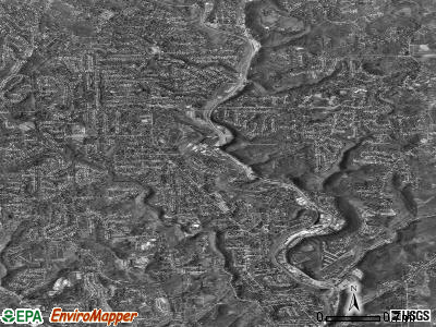 Zip code 15116 satellite photo by USGS