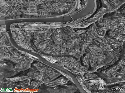 Zip code 15132 satellite photo by USGS