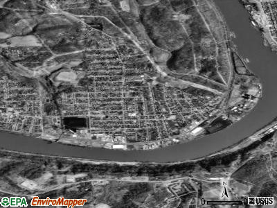 Zip code 15144 satellite photo by USGS