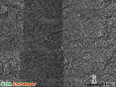 Zip code 15312 satellite photo by USGS