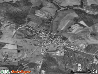 Zip code 15313 satellite photo by USGS