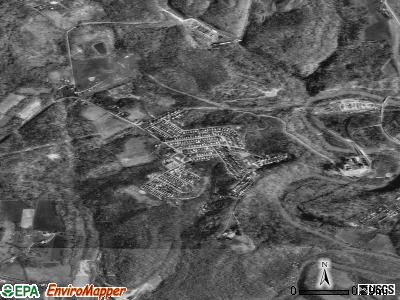 Zip code 15315 satellite photo by USGS