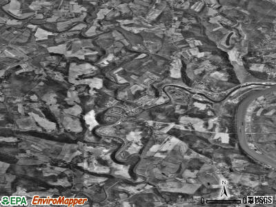 Zip code 15322 satellite photo by USGS