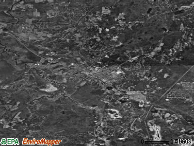 Zip code 02052 satellite photo by USGS