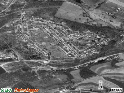 Zip code 15324 satellite photo by USGS