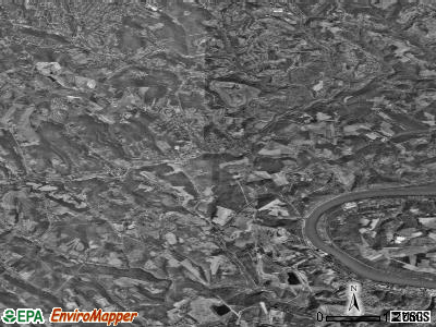Zip code 15332 satellite photo by USGS