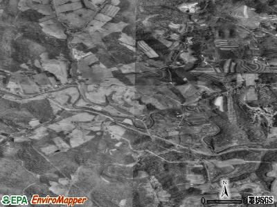 Zip code 15334 satellite photo by USGS