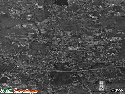 Zip code 02053 satellite photo by USGS