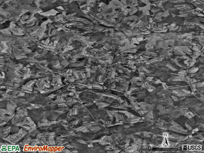 Zip code 15340 satellite photo by USGS