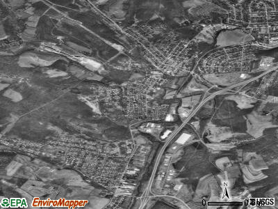 Zip code 15342 satellite photo by USGS