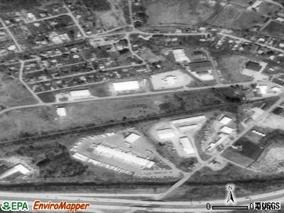 Zip code 15347 satellite photo by USGS