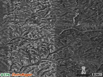 Zip code 15376 satellite photo by USGS