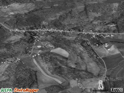 Zip code 15379 satellite photo by USGS