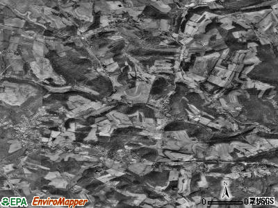 Zip code 15427 satellite photo by USGS