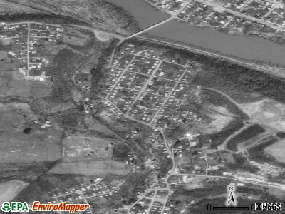 Zip code 15430 satellite photo by USGS