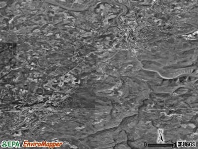 Zip code 15431 satellite photo by USGS