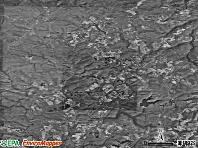 Zip code 15437 satellite photo by USGS