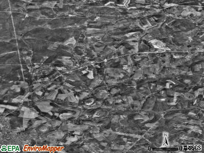 Zip code 15458 satellite photo by USGS