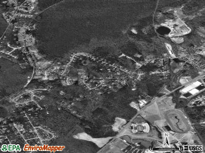 Zip code 02071 satellite photo by USGS
