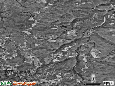 Zip code 15470 satellite photo by USGS