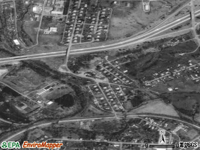 Zip code 15472 satellite photo by USGS