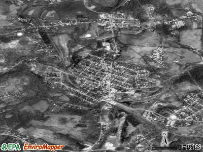 Zip code 15475 satellite photo by USGS