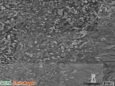 Zip code 15478 satellite photo by USGS