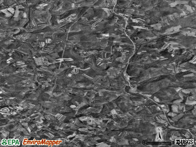 Zip code 15480 satellite photo by USGS