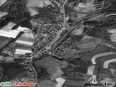 Zip code 15489 satellite photo by USGS