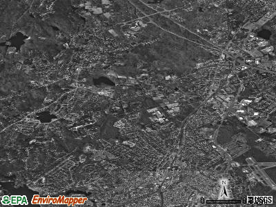 Zip code 02090 satellite photo by USGS