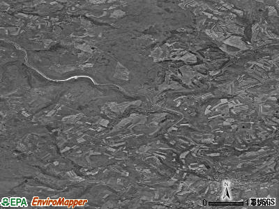 Zip code 15542 satellite photo by USGS
