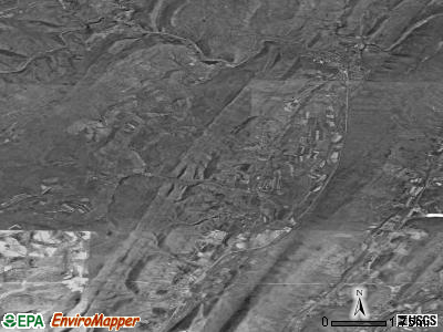 Zip code 15545 satellite photo by USGS