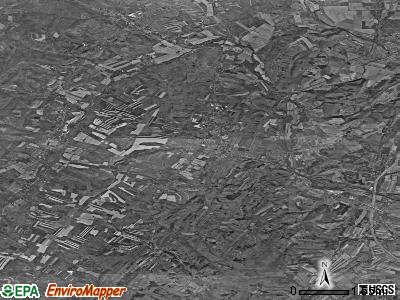 Zip code 15554 satellite photo by USGS