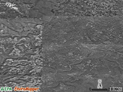 Zip code 15557 satellite photo by USGS