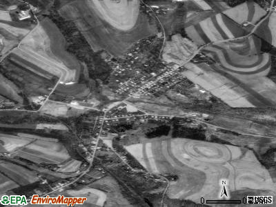 Zip code 15624 satellite photo by USGS