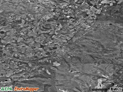 Zip code 15627 satellite photo by USGS
