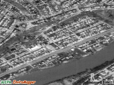 Zip code 15629 satellite photo by USGS