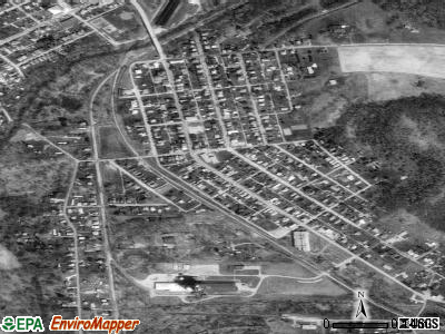 Zip code 15631 satellite photo by USGS