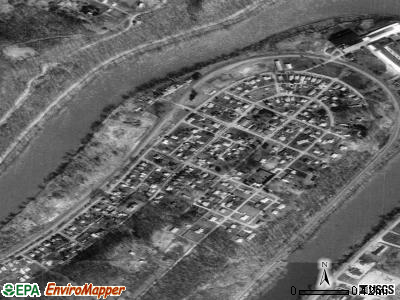 Zip code 15641 satellite photo by USGS