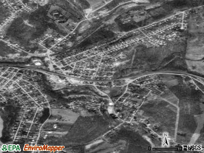 Zip code 15665 satellite photo by USGS
