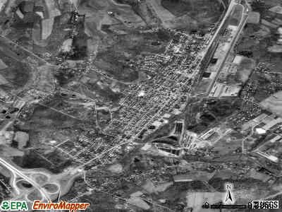 Zip code 15697 satellite photo by USGS