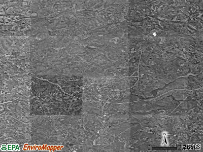 Zip code 15701 satellite photo by USGS
