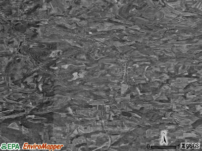 Zip code 15722 satellite photo by USGS