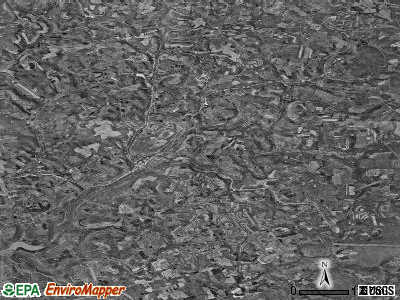 Zip code 15728 satellite photo by USGS