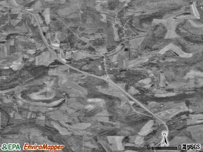 Zip code 15730 satellite photo by USGS