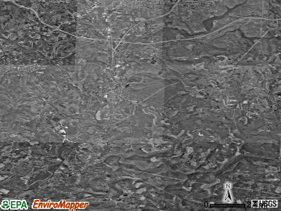 Zip code 15748 satellite photo by USGS
