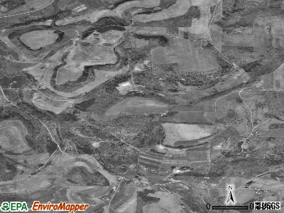 Zip code 15776 satellite photo by USGS