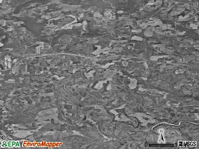 Zip code 15829 satellite photo by USGS