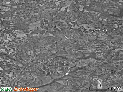 Zip code 15864 satellite photo by USGS